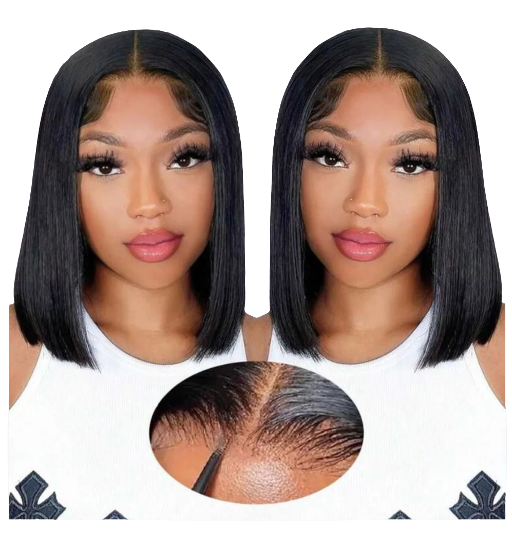 Straight Bob Wig - human hair