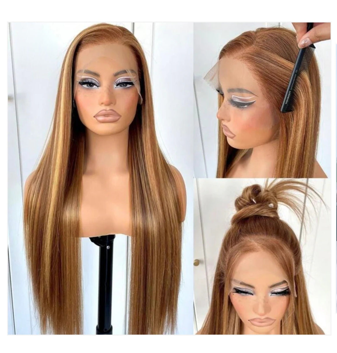 3pc luxury business wig color combo