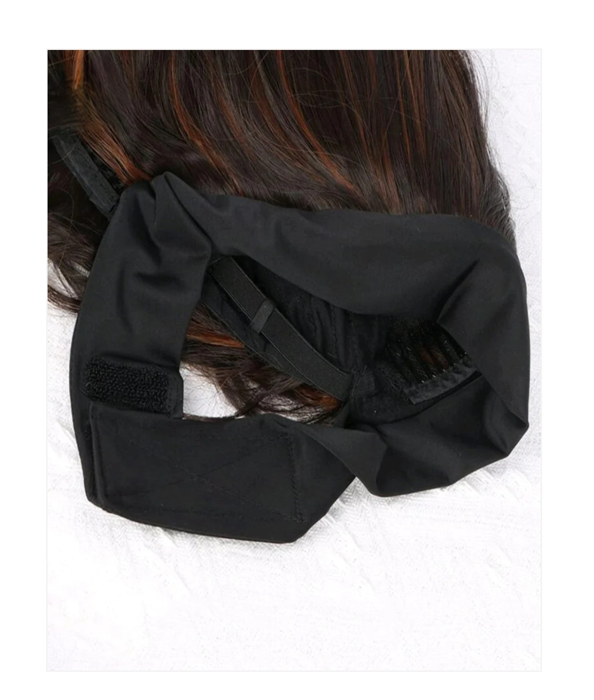 Ombré honey brown headband wig