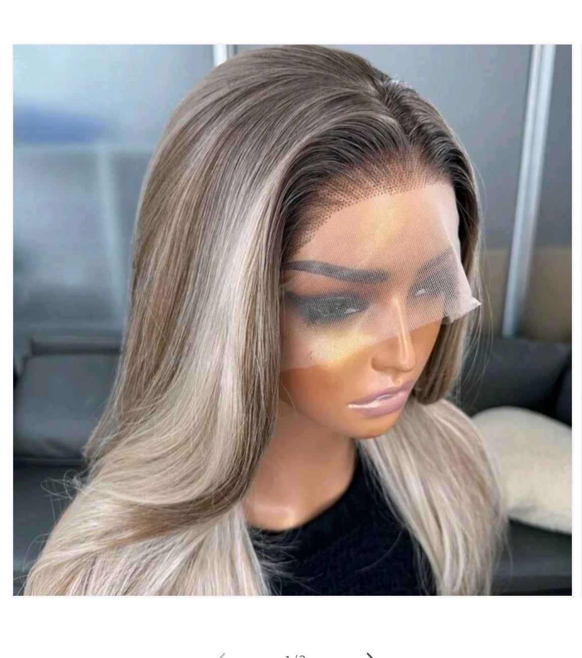 Blonde Ombre Lace Front Wig - Human Blend