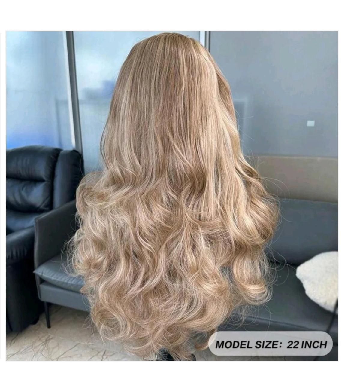 Blonde Highlight Brown Mixed Color Lace Front Wig