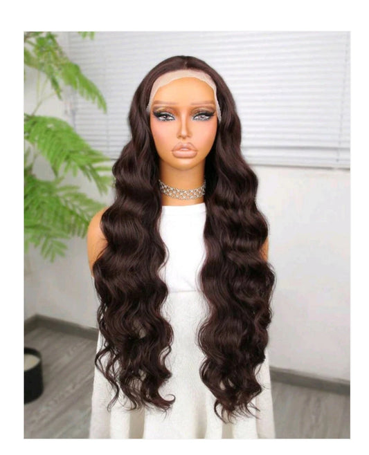 Heat Resistant Front Lace Wig - Human blend