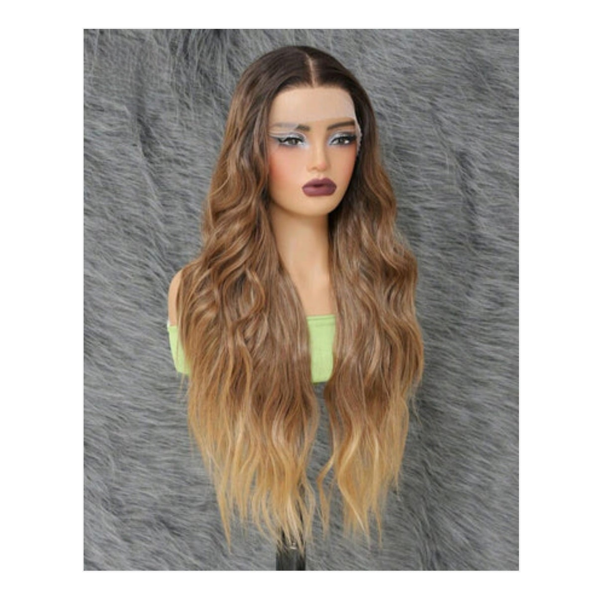 Pre-Plucked Long Wavy Hair Wig